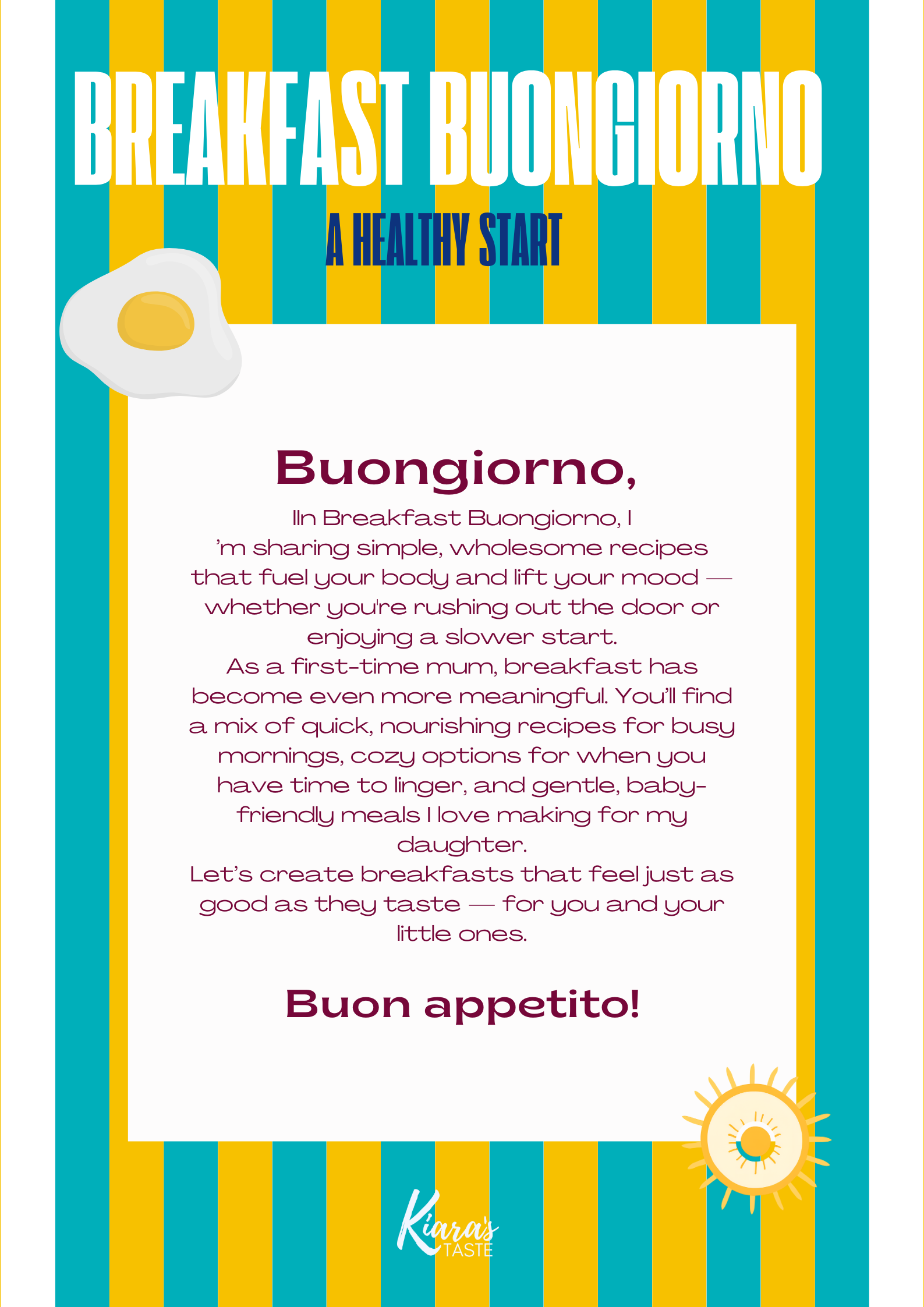 Breakfast Buongiorno - Volume 1 A Happy Start